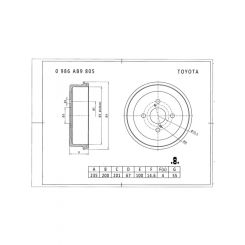 Bosch Brake Drum