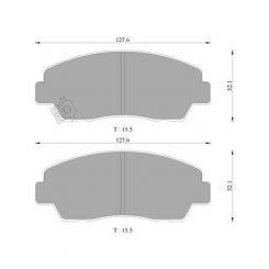 Bosch Brake Pad Front Set