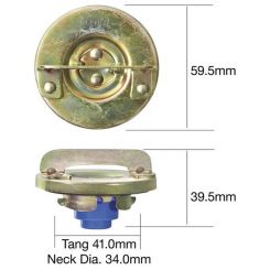 Tridon Fuel Cap Non Locking
