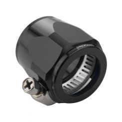 Proflow Aluminium Hex Hose Finisher Clamp 15.8mm ID, Black