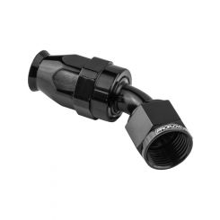 Proflow Aluminium 45 Degree Hose End Hose End For -08AN PTFE Hos