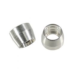 Proflow Aluminium Olive Insert Aluminium For -10AN PTFE Line (Qty
