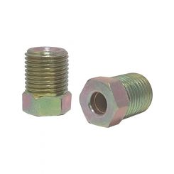 Proflow Brake Hard Line Tube Nut 7/16 x 24 Qty 2 for 3/16 pipe