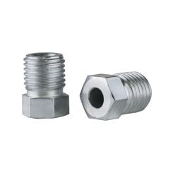 Proflow Brake Hard Line Tube Nut 7/16 x 20 Qty 2 for 3/16 pipe