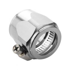 Proflow Aluminium Hex Hose Finisher Clamp 54mm ID, Chrome