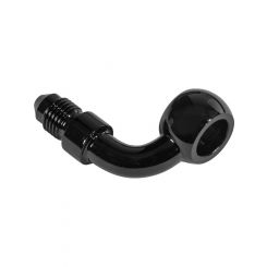 Proflow Black -03AN To 90 Degree Banjo Brake Hose End 10mm / 3/8i