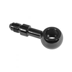 Proflow Black -03AN Straight Banjo Brake Hose End 10mm / 3/8in.