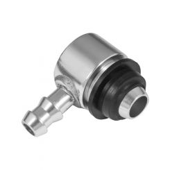 Proflow Brake Booster Check Valve, Aluminium, Clear Anodised, 5/16i
