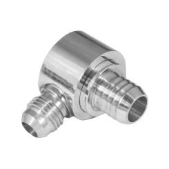 Proflow Brake Booster Check Valve, Aluminium, Clear Anodised, -6 AN