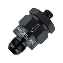 Proflow EFI Fuel Check Valve M12 x 1.25 To -08AN, Black