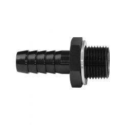 Proflow Fitting Adaptor Male 10mm x 1.00mm To 3/8in. Barb, Black
