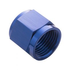 Proflow Aluminium Tube Nut AN For 3/16in. Tube, Blue