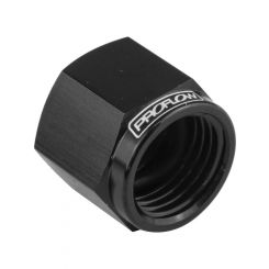 Proflow Fitting Aluminium AN Flare Cap -03AN, Black