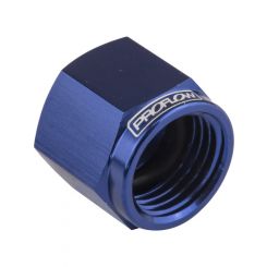 Proflow Fitting Aluminium AN Flare Cap -04AN, Blue