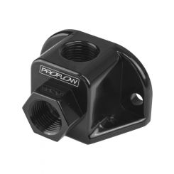 Proflow Adapter, Aluminium GM Idle Air Control LS Chev Holden, Black