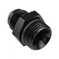 Proflow Fitting Straight Adaptor -08AN O-Ring Port, Black
