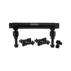 Proflow Fuel Log, Billet Aluminium, Black, Adjustable, -10 AN Inle