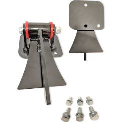 Proflow Motor Mounts, Conversion, Bolt-In, Steel Polyurethane Black/