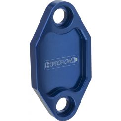 Proflow Fuel Pump Block-Off Plate, Aluminium, Blue Anodised, Hold
