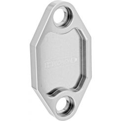 Proflow Fuel Pump Block-Off Plate, Aluminium, Silver Anodised, Hol