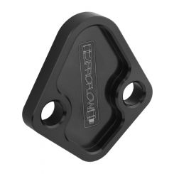Proflow Fuel Pump Block-Off Plate, Aluminium, Black Anodised, BB