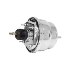 Proflow Power Brake Booster Universal 7in. Dual Diaphragm, Chrome