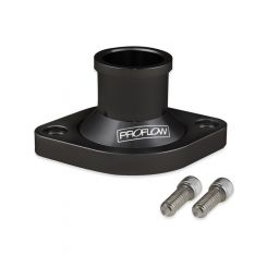 Proflow Water Neck, Billet Aluminium, Black Anodised, Straight Up