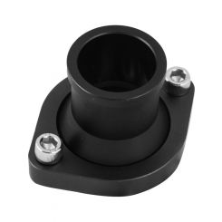 Proflow Water Neck, Billet Aluminium, Black Anodised, Straight Up