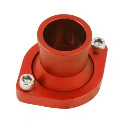 Proflow Water Neck, Billet Aluminium, Red Anodised, Straight Up SB