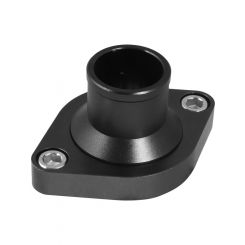 Proflow Water Neck, Billet Aluminium, Black Anodised, Straight Up