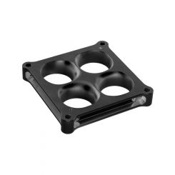Proflow Carburettor Spacer, Aluminium Black Anodised, 1 in.