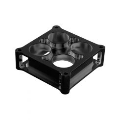 Proflow Carburettor Spacer, Aluminium Black Anodised, 2 in.