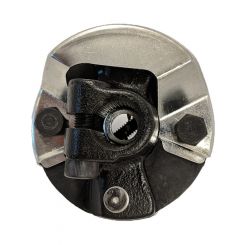 Proflow Steering Rag Joint, Steel, Natural 3/4in. -36 Spline x 3/