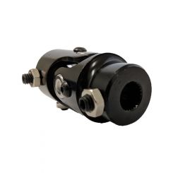 Proflow U-Joint, Steering, Forged Steel, Black, 3/4 in. DD, 3/4 in.