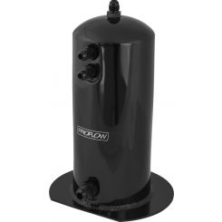 Proflow Fuel Surge Tank Aluminium, 254mm x 108mm Round2.5L, AN Fitti