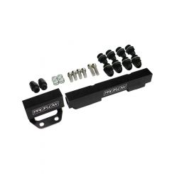 Proflow Fuel Rails Kit, Billet Aluminium, Anodised Black, Mazda