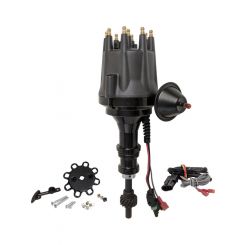 Proflow Distributor, Billet Black Ready-to-Run, Vacuum Advance, For