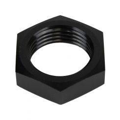 Proflow Aluminium Bulkhead AN Nut -06AN, Black