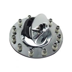 Proflow Fuel Cell, Tank Flush Mount Cap 12 bolt Polished Aluminium C