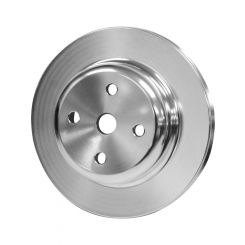 Proflow Water Pump Pulley, V-Belt, 1-Groove, Aluminium Polished Hol