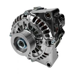Proflow Alternator Power Spark, 140 Amp, Internal Regulator, Chrom