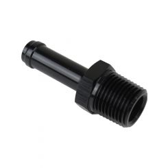 Proflow 5/16in. Barb Male Fitting To 3/8in. NPT, Black