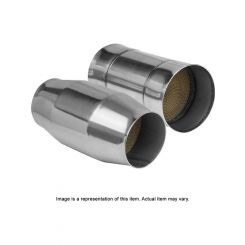 Proflow Catalytic Converter, Universal Stainless Steel Polished,