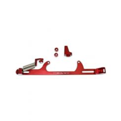 Proflow Throttle Cable Bracket, Billet Aluminium, Red Anodised, Ho