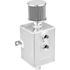 Proflow Oil Breather 1 Lt Tank, Catch Can, Square Aluminium, Natural,