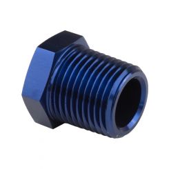 Proflow Fitting Aluminium Hex Head Plug 3/8in. NPT, Blue