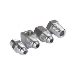 Proflow Gauge Adaptor Kit, AN4 Straight and 90 degree adaptor kit