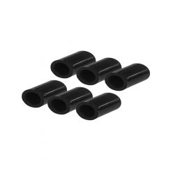 Proflow Silicone Vacuum Port Block Off 3/16in. x 6pc Black
