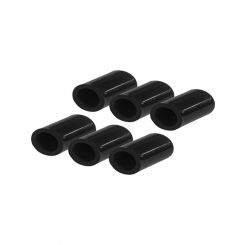 Proflow Silicone Vacuum Port Block Off 3/8in. x 6pc Black