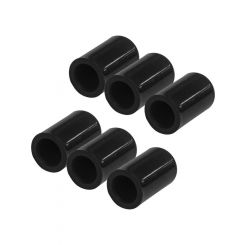 Proflow Silicone Vacuum Port Block Off 1/2in. x 6pc Black